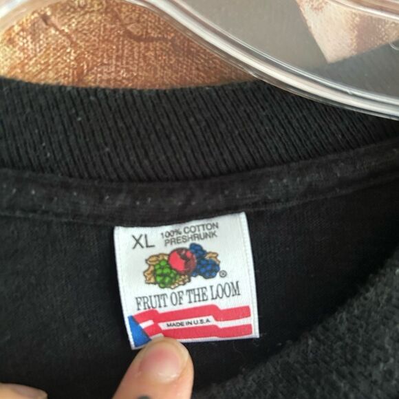 Vtg Mitch Woods Vintage Fruit of the Loom Single Stitch with Red Car Graphic XL - Picture 5 of 16